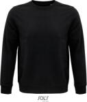 SOL'S COMET / Uniszex biopamut pulóver - fekete L (25357400203)