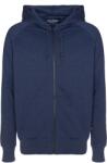 Pure Waste HJUB / Uniszex kapucnis pulóver - sötétkék melanzs XXXL (74HJUBo5313)