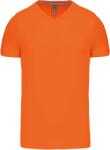Kariban V-NECK K357 / Férfi rövid ujjú póló - narancssárga S (20K35723501)