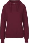 Neutral O 83101 / Női biopamut kapucnis pulóver - bordó M (77831106602)