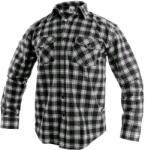 CXS CXS TOM / Férfi hosszú ujjú ing - szürke/fekete 43/44 43-44 (166000171044)