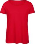 B&C Collection B&C TRIBLEND / Női póló - piros XL (01TW5600404)