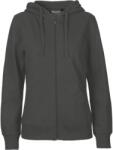 Neutral O 83301 / Női biopamut kapucnis pulóver - sötét heather XS (778331b6400)