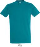 SOL'S REGENT / Férfi kerek nyakú póló - kacsakék XXL (251380n1005)