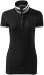 MALFINI MALFINI PREMIUM COLLAR UP 257 / Női pólóing - fekete XS (2570112)