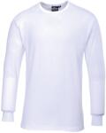 Portwest BASELAYER B123 / Hosszú ujjú termo ing - fehér S (B123WHRS)