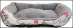  Patut gri & oscioare 66 x 51 x 11 cm