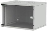 Deckro Rack 19'' 9U 540x400, de perete, dezasamblat, usa fata sticla, gri, capacitate 30kg, seria D-SOHO BASIC, DECKRO (DSOB544009UG1)