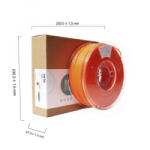 Maertz PETG nyomtatószál 2.85mm, 1kg narancssárga (PMMA-1011-017) (PMMA-1011-017)