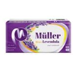 Müller Papírzsebkendő 3 rétegű 100 db/csomag mézes levendula (MÜLLER_49278) (MÜLLER_49278)