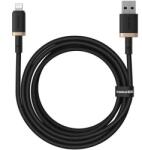 Baseus Cablu Date si Incarcare USB-A - Lightning Baseus Dura Series P10377801U01-02, 18W, 2m, Auriu