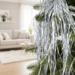 SPRINGOS Ca1547 karácsonyi dísz angyal haj ezüst (CA1547)