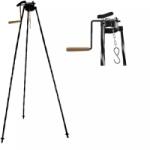 Perfect Home Suport Reglabil din Fier pentru Ceaun, cu Manivela, 120 cm, Perfect Home (MRK-16658) Ceaun