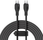 Baseus Pudding USB Type-C, 100W gyorstöltő adatkábel, 1.2m, fekete (P10355702111-B1) - mzona