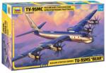 Zvezda Kit model avion 7038 - Tu-95 bombardier strategic sovietic cu turbopropulsor (1: 144) (32-7038)