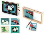 Vilac Puzzle 4D din lemn Animale (DDV7427)