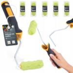 TRCR 5x Festőhenger 10 cm Utántöltő Készlet Festék Lakk Fogantyú Festő fogantyú H0 (SE030103555)