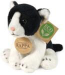 Rappa Pisică de pluș alb-negru așezată 14 cm ECO-FRIENDLY (RP251847)
