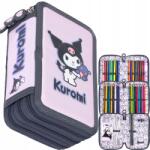 St. Majewski Kuromi Iskolai Tolltartó Háromrekeszes Színes Ceruza Készlet Filctoll Pink (5903235694219)