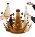 Bimberek 5X Palack Karácsonyfa 250ml Likőr tinktúra Karácsonyra 250 ml (5x Butelki świąteczne CHOINKA 250 ml ŚWIĘTA)