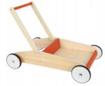 Legler Piros fa járássegítő babakocsi a járás tanulásához Small Foot (12550)