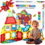 Kruzzel Készlet Nagy Mágneses Építőkockák 3D Panelek Magnetic Tiles 70 El