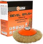 POLAX Drótkefe Sarokcsiszoló Csiszológéphez Hullámos Huzal 125MM M14 (54-169)