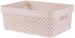 Keter Világos rózsaszín műanyag tárolódoboz 36x27x14 cm Pure - Curver