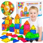 1001 Készlet Nagy Mágneses Építőkockák 3D Panelek Magnetic Tiles 70 El (MALLE EDUKACYJNE KREATYWNE MAGNETYCZNE KLOCKI)