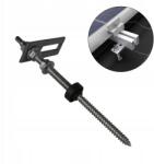  Kétmenetes napelem csavar M10x300 Epdm Kétmenetes Pv panelekhez Adapter (M10x300A)
