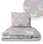 Ankras Ágyneműhuzat 135x100 Gyerek 2EL 100x135 Kiságyhoz (LAMA P-2 135/100 40/60 BEŻOWY)