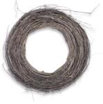  Fészek koszorú szürke 30cm