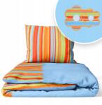 Ankras Ágyneműhuzat 135x100 Gyerek 2EL 100x135 Kiságyhoz (FLOWERS P-2 135/100 40/60 APL. NIEBIESKIE)