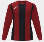 Joma PISA II LONG SLEEVE T-SHIRT dressz piros fekete 2XL-3XL