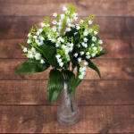 Papelito Csokros 7 ágú gyöngyvirág - virágdekorációhoz és koszorúhoz