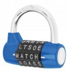  Kék 5 betűs szókombinációs lakat iskolai tornaterembe kerítésbe szerszámosládába (EPC_CAH_803+Color-Blue)