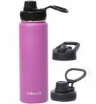 HYDRATE Italtartó termosz Hydrate 0, 7 l 700ml kulacs lila (X001W22XB7)