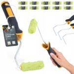 TRCR 10x Festőhenger 10cm Utántöltő Készlet Lakkfesték 3x Fogantyú Festő fogantyú H0 (SE030103559)