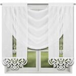  Függöny+panel-fátyol, batiszt L181 140x200cm fehér (L 181)