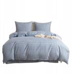  Ágyneműhuzat 200x200 +2 Ágyneműhuzat 70x80 Ágyneműhuzat szett Kék kockás (200 MB 3/CM79)