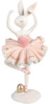 Clayre & Eef Figurina Iepuras Paste Balerina polirasina multicolora 16x16x35 cm (6PR5945)