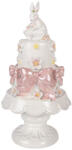 Clayre & Eef Decoratiune Paste Tort polirasina multicolora Ø 15x29 cm (6PR6063)