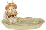 Clayre & Eef Decoratiune Paste Iepuras polirasina multicolora 14x11x8 cm (6PR6045)
