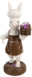 Clayre & Eef Figurina Iepuras Paste polirasina multicolora 15x11x32 cm (6PR5968)