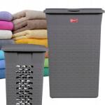 BranQ Kosár Szennyestartó Rendszerező Szabadon Álló Szürke Szellőző Branq 55L (1413)