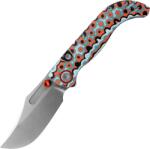 Vosteed Naga S35VN Stonewash Coral Orbit Bamboo Micarta A3907