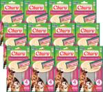 Inaba Foods Churu 4P gustări pentru câini cu aromă de pui și somon 12x(4x14g)
