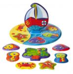 Playgro - Úszó fürdő puzzle