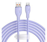 Baseus PUDDING adatkábel (USB - Type-C, 100W, gyorstöltő, 200cm) LILA (P10355703511-B4) (P10355703511-B4) - aqua