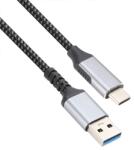VCOM Кабел Vcom, от USB3.2 A(м) към USB3.2 C(м), 1m, черен, 10Gbps (CU401M 1m)